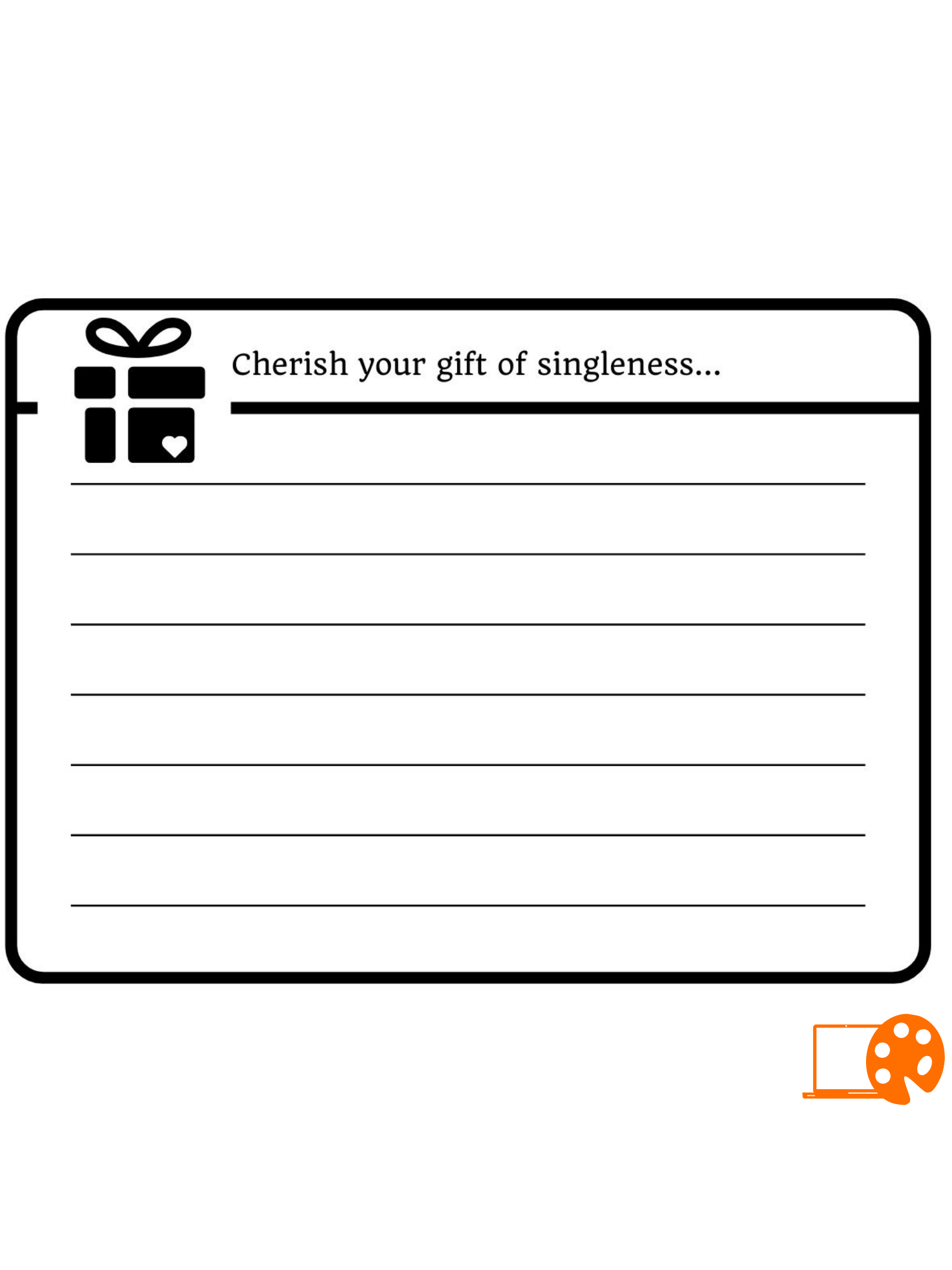 Singleness Worksheet version 2